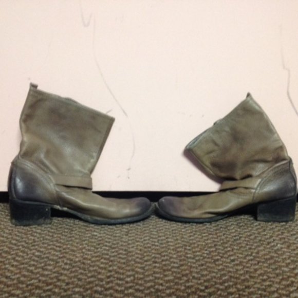 Gray heeled boots - Picture 1 of 1